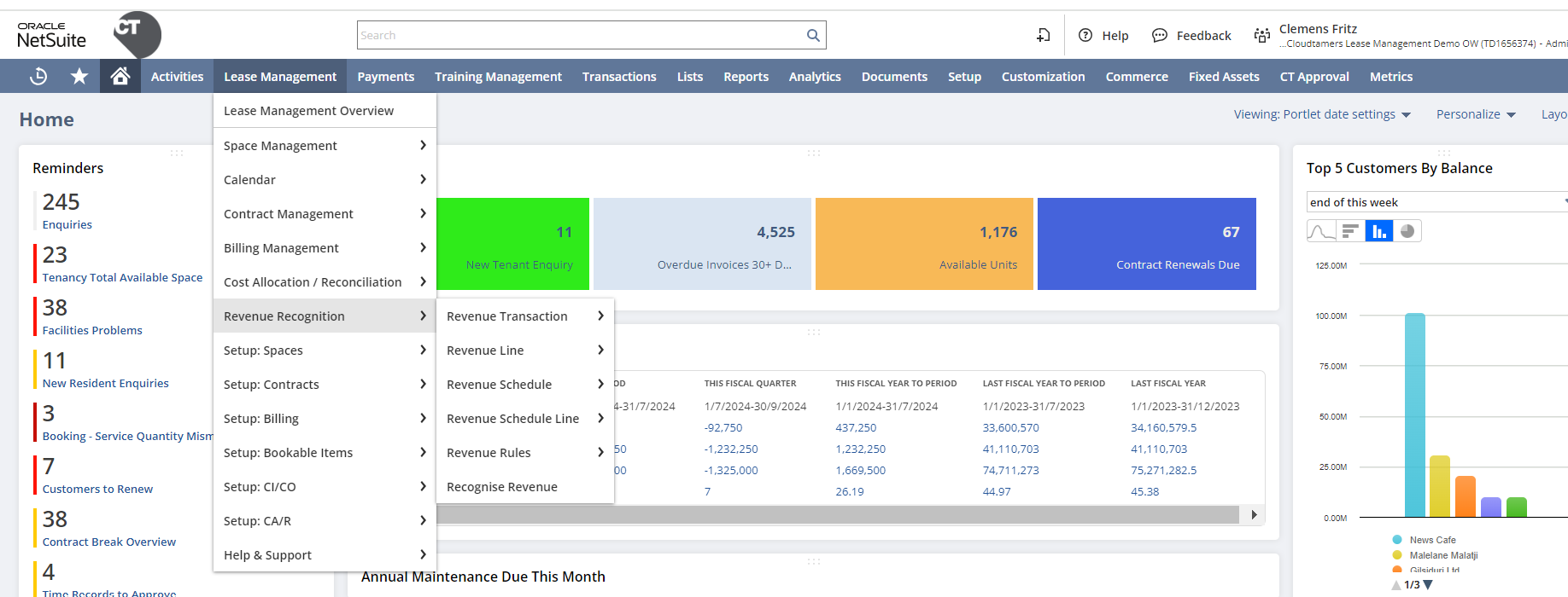 Rev-Rec-Menu-CTBM-Screenshot